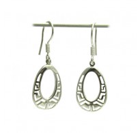 E000531  Stylish Sterling Silver Earrings  Drops 925